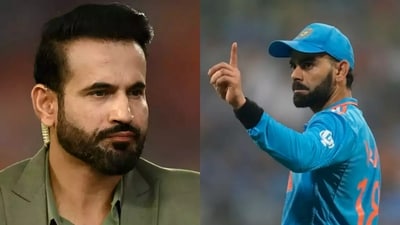 Irfan Pathan and Virat Kohli