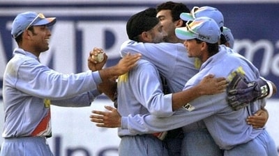 The Indian team celebrates a wicket against Zimbabwe (Getty) The Indian team celebrates a wicket against Zimbabwe (Getty)