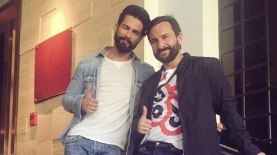 Shahid Kapoor and Saif Ali Khan worked together in Rangoon. Shahid Kapoor and Saif Ali Khan worked together in Rangoon.