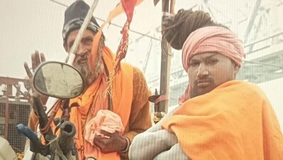 ‘Splendor Baba’, named after the scooter, is a person with a disability, who undertook a 14-day journey from Gujarat on a three-wheeler motorcycle to reach Prayagraj for the holy bathing rituals of the Mahakaumbh (ANI) ‘Splendor Baba’, named after the scooter, is a person with a disability, who undertook a 14-day journey from Gujarat on a three-wheeler motorcycle to reach Prayagraj for the holy bathing rituals of the Mahakaumbh (ANI)