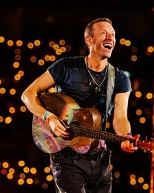Chris Martin the frontman of Coldplay and the band will be performing in Mumbai over the weekend (instagram) Chris Martin the frontman of Coldplay and the band will be performing in Mumbai over the weekend (instagram)
