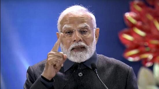 He also emphasised the push for greener and clear mobility to strike a balance in economy and ecology. (PTI photo)