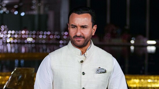 Saif Ali Khan during the inauguration of Nita Mukesh Ambani Cultural Centre, in Mumbai in March. (PTI)