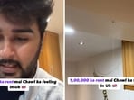 An Indian man shows the inside of his London flat that he rents for <span class='webrupee'>₹</span>1 lakh. An Indian man shows the inside of his London flat that he rents for <span class='webrupee'>₹</span>1 lakh.