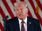 FILE - President-elect Donald Trump speaks at a meeting with Republican governors at Mar-a-Lago, on Jan. 9, 2025, in Palm Beach, Florida. (AP Photo/Evan Vucci, File)