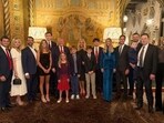 The most prominent relatives in Trump's political sphere, daughter Ivanka and her husband, Jared, are in Florida this time around after working in his first administration.