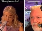 Australian radio show hosts read a detailed list by a Gen Z about to give birth. Australian radio show hosts read a detailed list by a Gen Z about to give birth.