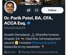 Dr. Parik Patel is a satirical internet personality created in August 2020 during the height of the COVID-19 market crash. Dr. Parik Patel is a satirical internet personality created in August 2020 during the height of the COVID-19 market crash.