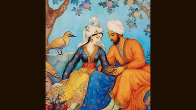 A painting of Laila and Majnu. (Shutterstock) A painting of Laila and Majnu. (Shutterstock)