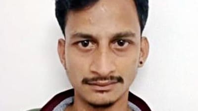A picture of Akash Kanojia, who has been detained on Saturday from Chhattisgarh’s Durg railway station in connection with actor Saif Ali Khan attack case. (RPF Durg) A picture of Akash Kanojia, who has been detained on Saturday from Chhattisgarh’s Durg railway station in connection with actor Saif Ali Khan attack case. (RPF Durg)