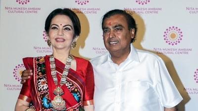 Nita Ambani and Mukesh Ambani. (File photo) Nita Ambani and Mukesh Ambani. (File photo)