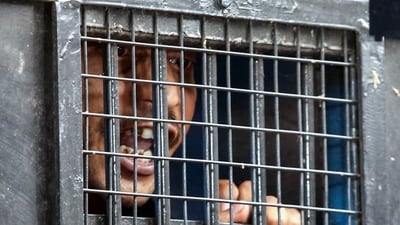 Sanjay Roy was declared guilty by the Sealdah court on Saturday in the case of the rape and murder of a trainee doctor in Kolkata's RG Kar hospital (Saikat Paul) Sanjay Roy was declared guilty by the Sealdah court on Saturday in the case of the rape and murder of a trainee doctor in Kolkata's RG Kar hospital (Saikat Paul)