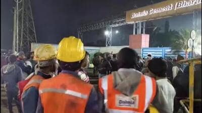 Around 64 workers trapped under debris were rescued from the boiler area of the captive power plant at DCBL (PTI photo) Around 64 workers trapped under debris were rescued from the boiler area of the captive power plant at DCBL (PTI photo)