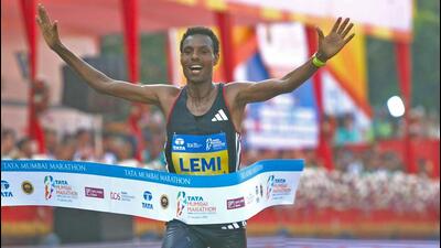 Ethiopian long-distance runner Hayle Lemi Berhanu is the defending champion of Tata Mumbai Marathon. (Nitin Lawate) Ethiopian long-distance runner Hayle Lemi Berhanu is the defending champion of Tata Mumbai Marathon. (Nitin Lawate)