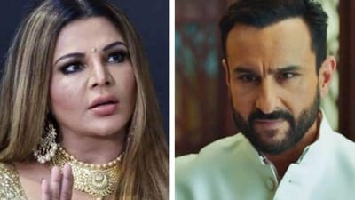 Rakhi Sawant reacts to Saif Ali Khan's stabbing. Rakhi Sawant reacts to Saif Ali Khan's stabbing.