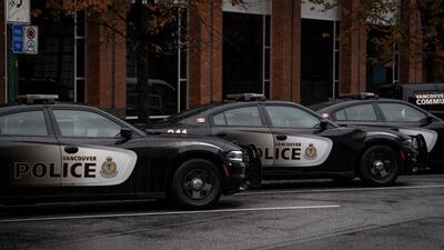 Police vehicles outside a police department in Vancouver, British Columbia, Canada (Picture for representative purpose only). (Bloomberg) Police vehicles outside a police department in Vancouver, British Columbia, Canada (Picture for representative purpose only). (Bloomberg)