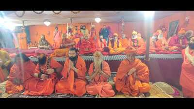Swami Krishnanand Puri of Chandigarh, Swami Adi Yogi Puri of Rishikesh in Uttarakhand, Swami Bhagwati Puri of Mumbai in Maharashtra, Sadhvi Meera Giri of Kishanganj in Rajasthan and Swami Adityanand Giri of Vrindavan, UP, were anointed as mahamandaleshwars (HT) Swami Krishnanand Puri of Chandigarh, Swami Adi Yogi Puri of Rishikesh in Uttarakhand, Swami Bhagwati Puri of Mumbai in Maharashtra, Sadhvi Meera Giri of Kishanganj in Rajasthan and Swami Adityanand Giri of Vrindavan, UP, were anointed as mahamandaleshwars (HT)