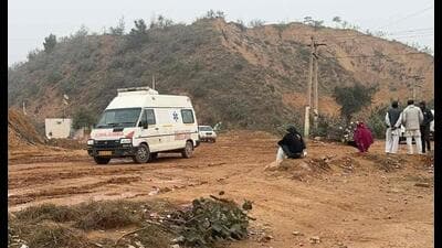 The Bharatiya Janata Party (BJP)-led government in Haryana, headed by chief minister Nayab Saini, has been accused by locals of ignoring overwhelming evidence of illegal quarrying. (HT PHOTO) The Bharatiya Janata Party (BJP)-led government in Haryana, headed by chief minister Nayab Saini, has been accused by locals of ignoring overwhelming evidence of illegal quarrying. (HT PHOTO)