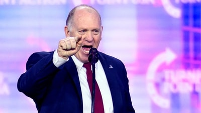 Incoming White House 'border czar' Tom Homan speaks during Turning Point's annual AmericaFest 2024 in Phoenix, Arizona, on December 22, 2024. (File image) (AFP) Incoming White House 'border czar' Tom Homan speaks during Turning Point's annual AmericaFest 2024 in Phoenix, Arizona, on December 22, 2024. (File image) (AFP)