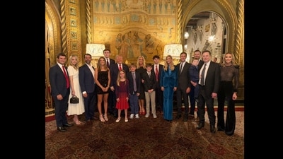 The most prominent relatives in Trump's political sphere, daughter Ivanka and her husband, Jared, are in Florida this time around after working in his first administration.