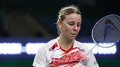 Mia Blichfeldt in action at India Open (Instagram) Mia Blichfeldt in action at India Open (Instagram)