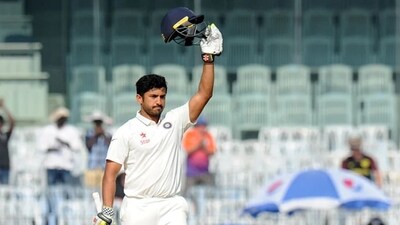 Karun Nair has been in smashing form in the ongoing Vijay Hazare Trophy, averaging a staggering 752. Will he be picked in the Champions Trophy squad? (AFP) Karun Nair has been in smashing form in the ongoing Vijay Hazare Trophy, averaging a staggering 752. Will he be picked in the Champions Trophy squad? (AFP)