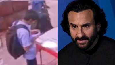 The suspected attacker of actor Saif Ali Khan was caught on CCTV camera buying headphones at a Dadar store. The suspected attacker of actor Saif Ali Khan was caught on CCTV camera buying headphones at a Dadar store.