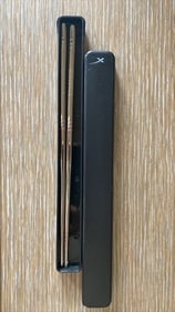The SpaceX chopsticks gifted by Elon Musk to the Indian business leaders at the global forum. (X/@riteshagar) The SpaceX chopsticks gifted by Elon Musk to the Indian business leaders at the global forum. (X/@riteshagar)