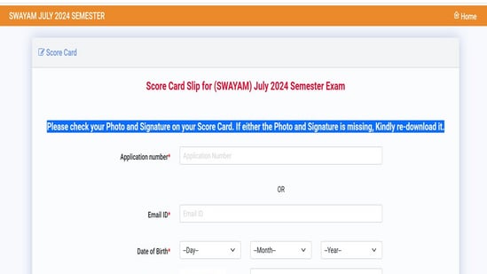 SWAYAM July Result 2024 declared, direct link to download scorecard here