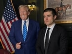Lex Fridman with Donald Trump. Lex Fridman with Donald Trump.