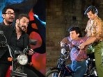 Salman Khan and Aamir Khan remind fans of Amar and Prem from Andaz Apna Apna at Bigg Boss 18 finale.(Twitter)