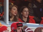 Taylor Swift watches from a suite with basketball player Caitlin Clark, right, during the second half of an NFL football AFC divisional playoff game Saturday, Jan. 18, 2025, in Kansas City, Mo. (AP Photo/Travis Heying) Taylor Swift watches from a suite with basketball player Caitlin Clark, right, during the second half of an NFL football AFC divisional playoff game Saturday, Jan. 18, 2025, in Kansas City, Mo. (AP Photo/Travis Heying)