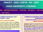 TANCET 2025 notification released at tancet.annauniv.edu TANCET 2025 notification released at tancet.annauniv.edu