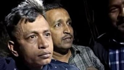 Mumbai Police arrested Bangladeshi national Mohammad Shariful Islam Shahzad. (ANI) Mumbai Police arrested Bangladeshi national Mohammad Shariful Islam Shahzad. (ANI)