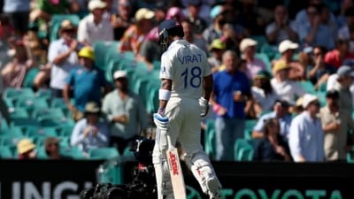 India's Virat Kohli walks off the ground after being dismissed by Australia's Scott Boland during day two of the fifth cricket Test match between Australia and India (AFP) India's Virat Kohli walks off the ground after being dismissed by Australia's Scott Boland during day two of the fifth cricket Test match between Australia and India (AFP)