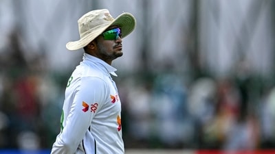 Bangladesh's Shakib Al Hasan during the Test series against India last year (AFP) Bangladesh's Shakib Al Hasan during the Test series against India last year (AFP)