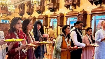 The Coldplay frontman and the Hollywood actor's Mumbai escapade was a perfect blend of music, spirituality, and glamour. The Coldplay frontman and the Hollywood actor's Mumbai escapade was a perfect blend of music, spirituality, and glamour.