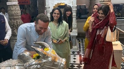 The couple's visit to the historic Shri Babulnath Temple in Mumbai was extensively documented on social media. The couple's visit to the historic Shri Babulnath Temple in Mumbai was extensively documented on social media.