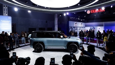 According to a top executive of the company's Indian branch, China's electric car giant BYD is eager to start manufacturing operations in India as soon as "all factors" indicate a "go ahead," and the plan is continuously being reviewed. (REUTERS/Priyanshu Singh)