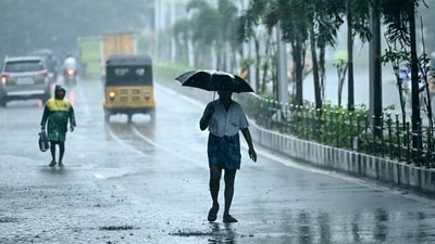 The weather office expected the heavy rains to cause waterlogging in some areas in Tamil Nadu. (File/AFP) The weather office expected the heavy rains to cause waterlogging in some areas in Tamil Nadu. (File/AFP)