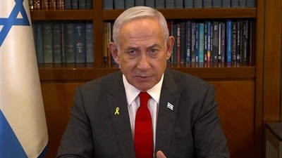 Israel-Hamas Ceasefire Live: Israeli Prime Minister Benjamin Netanyahu on January 18 said that Israel reserves the right to resume fighting in Gaza with US support, as he pledged to bring home all hostages held in the Palestinian territory. (AFP) Israel-Hamas Ceasefire Live: Israeli Prime Minister Benjamin Netanyahu on January 18 said that Israel reserves the right to resume fighting in Gaza with US support, as he pledged to bring home all hostages held in the Palestinian territory. (AFP)