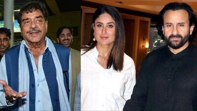 Shatrughan Sinha spoke about Saif Ali Khan and Kareena Kapoor. Shatrughan Sinha spoke about Saif Ali Khan and Kareena Kapoor.