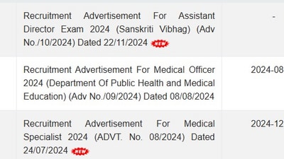 MPPSC Medical Officer Recruitment 2024: Application window for 895 posts will close today at mponline.gov.in. MPPSC Medical Officer Recruitment 2024: Application window for 895 posts will close today at mponline.gov.in.