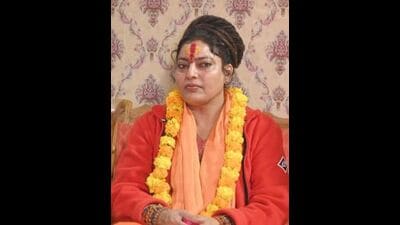 Mahamandaleshwar Chetna had cleared the UPSC Mains Civil Services Examination. She says she took sanyas initiation when she understood that she can serve the world better as a sanyasin. (HT)