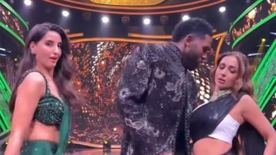 Jason Derulo is in India to promote his latest music video Snake in which he has worked with Nora Fatehi. Jason Derulo is in India to promote his latest music video Snake in which he has worked with Nora Fatehi.