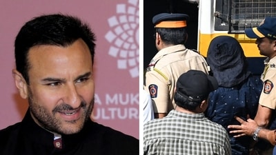 The accused (right) attacked Bollywood actor Saif Ali Khan on January 16. (Reuters and HT photo) The accused (right) attacked Bollywood actor Saif Ali Khan on January 16. (Reuters and HT photo)