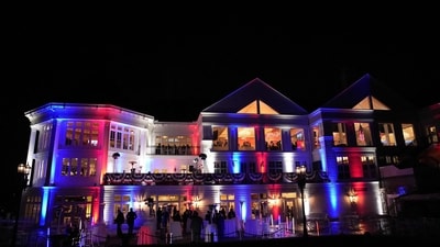 STERLING, VIRGINIA - On January 18, 2025, attendees gathered at Trump National Golf Club in Sterling, Virginia, for a private celebration hosted by President-elect Donald Trump. The event featured an exclusive party followed by a spectacular firework display, marking a festive occasion as Trump prepared for his upcoming term. Guests enjoyed an evening of entertainment and camaraderie in a lavish setting, as the fireworks lit up the night sky in a symbolic display of celebration. Andrew Harnik/Getty Images/AFP (Photo by Andrew Harnik / GETTY IMAGES NORTH AMERICA / Getty Images via AFP) (Getty Images via AFP) STERLING, VIRGINIA - On January 18, 2025, attendees gathered at Trump National Golf Club in Sterling, Virginia, for a private celebration hosted by President-elect Donald Trump. The event featured an exclusive party followed by a spectacular firework display, marking a festive occasion as Trump prepared for his upcoming term. Guests enjoyed an evening of entertainment and camaraderie in a lavish setting, as the fireworks lit up the night sky in a symbolic display of celebration. Andrew Harnik/Getty Images/AFP (Photo by Andrew Harnik / GETTY IMAGES NORTH AMERICA / Getty Images via AFP) (Getty Images via AFP)