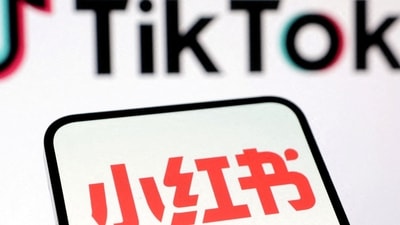 The Chinese social networking app Xiaohongshu, better known as RedNote, is becoming the most downloaded app in the United State as TikTok faces ban. (REUTERS/Dado Ruvic)