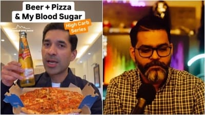"Drinking a beer or alcohol to reduce your sugar levels from food is a really bad idea," said the Liver Doc. (Instagram) "Drinking a beer or alcohol to reduce your sugar levels from food is a really bad idea," said the Liver Doc. (Instagram)