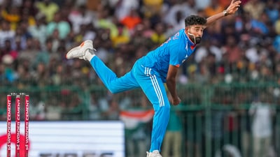 Former India batter Aakash Chopra feels Siraj did nothing wrong to not be picked for the Champions Trophy. (PTI) Former India batter Aakash Chopra feels Siraj did nothing wrong to not be picked for the Champions Trophy. (PTI)